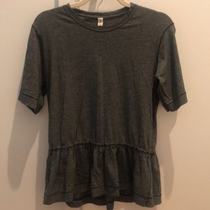Lululemon short sleeve peplum top